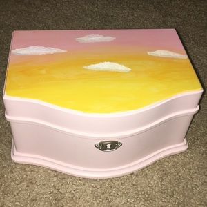 Working music box hand painted